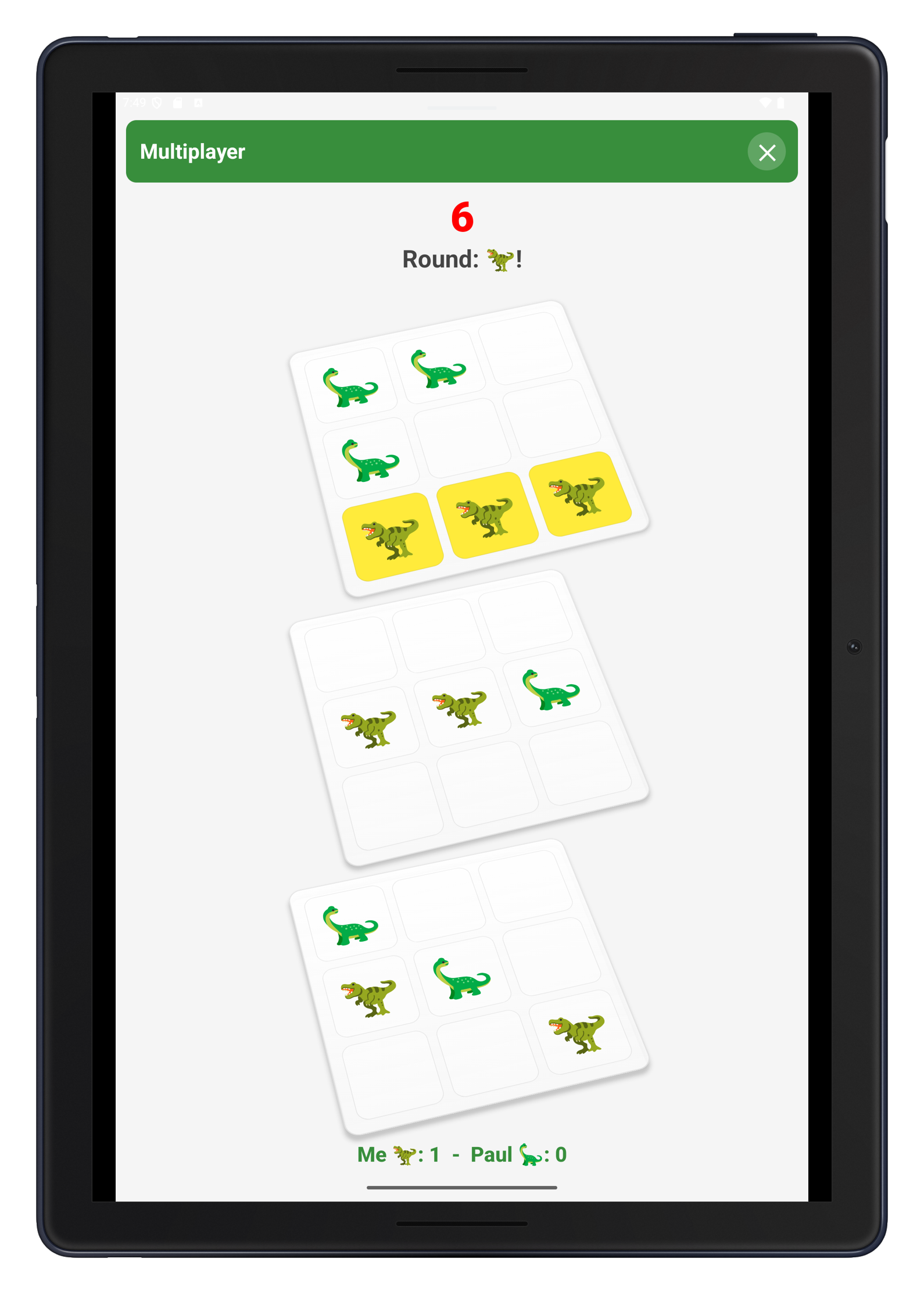 Dino 3d TicTacToe Android App gallery image