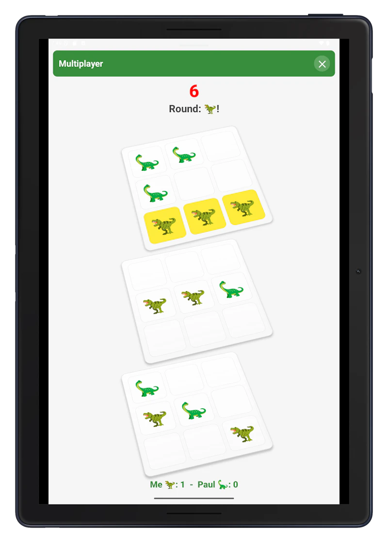 Dino 3d TicTacToe Android App screenshot 1