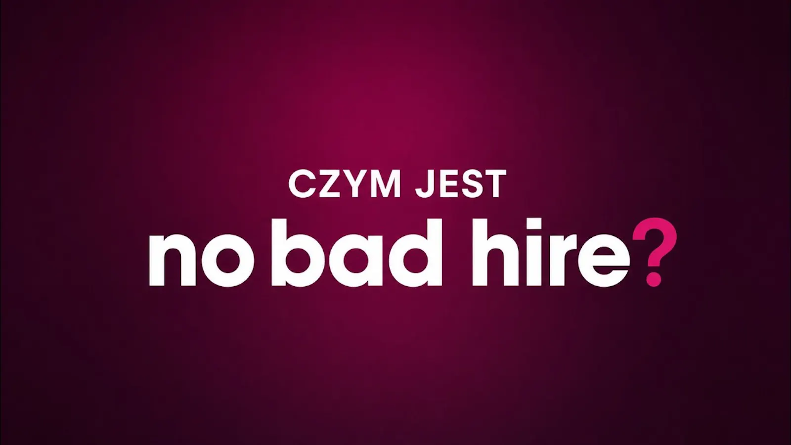 No Bad Hire screenshot 1 (video preview)