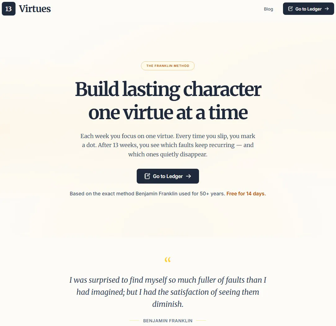 13 Virtues gallery image