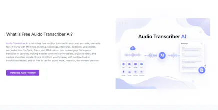 Audio Transcriber AI gallery image