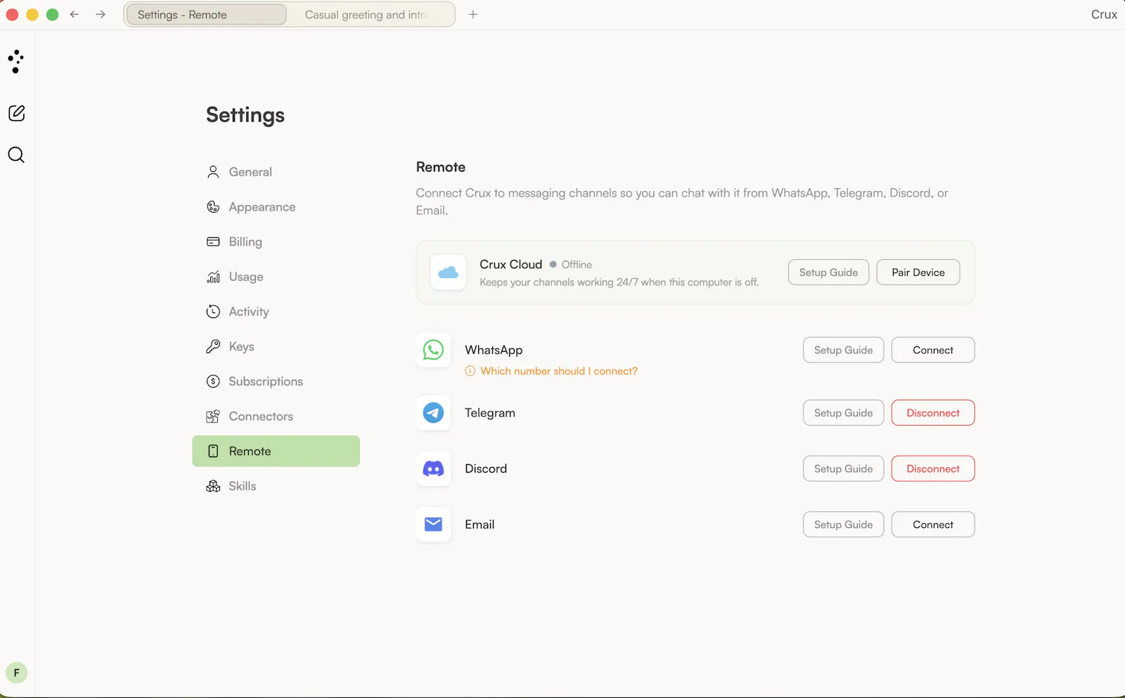 Crux screenshot 4