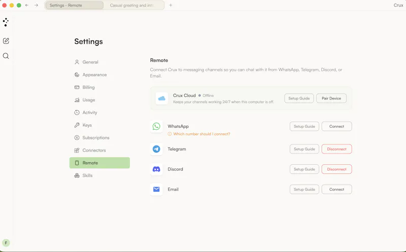 Crux screenshot 4