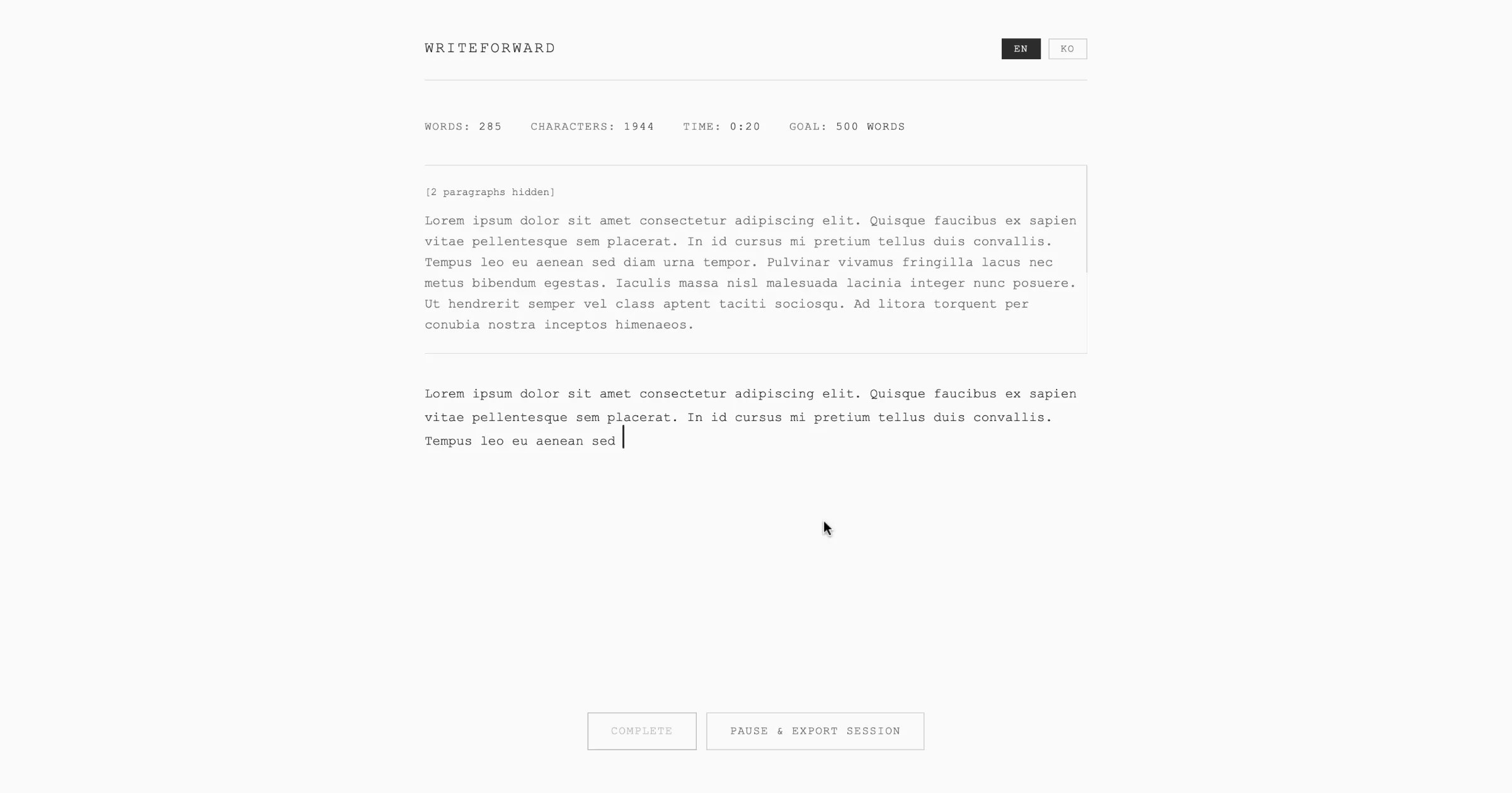 WriteForward - Screenshot 3 preview