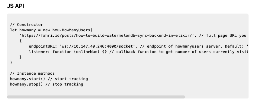 HowManyUsers gallery image