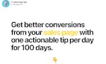 💯 Sales page tips image