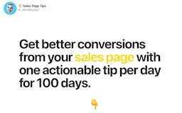 💯 Sales page tips media 1