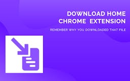 Download Home Chrome Extension media 1