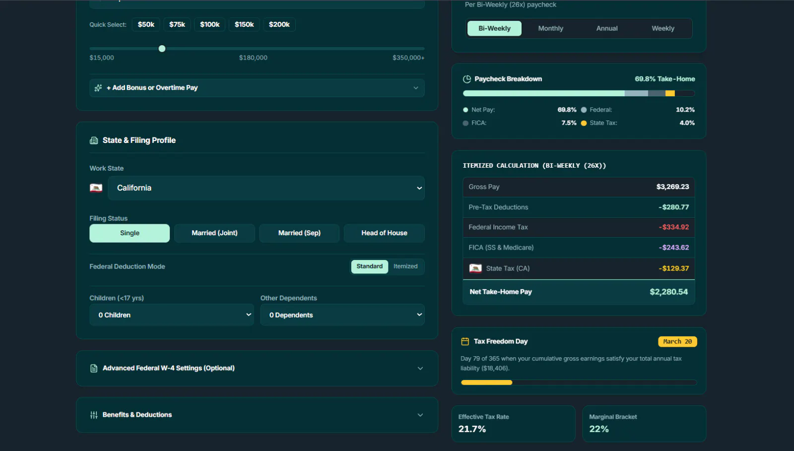 PaycheckCalc gallery image