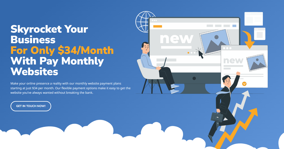 Оплачивать ежемесячные сайты Sitemonth - Платить ежемесячно за пользовательские сайты ручной работы медиа 1