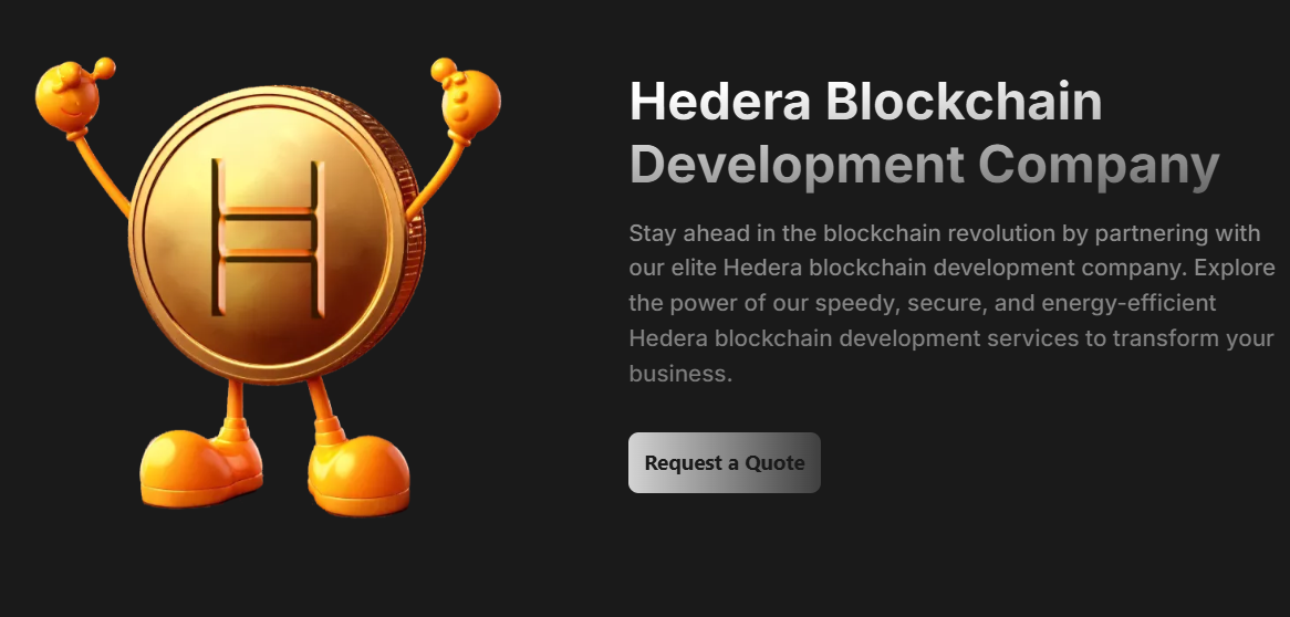Hedera Blockchain Development Company - Main product screenshot demonstrating key features and user interface
