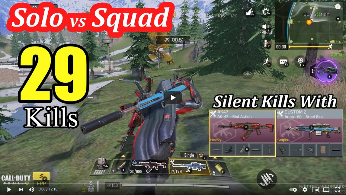 COD Mobile Solo vs Squad 29 Kills