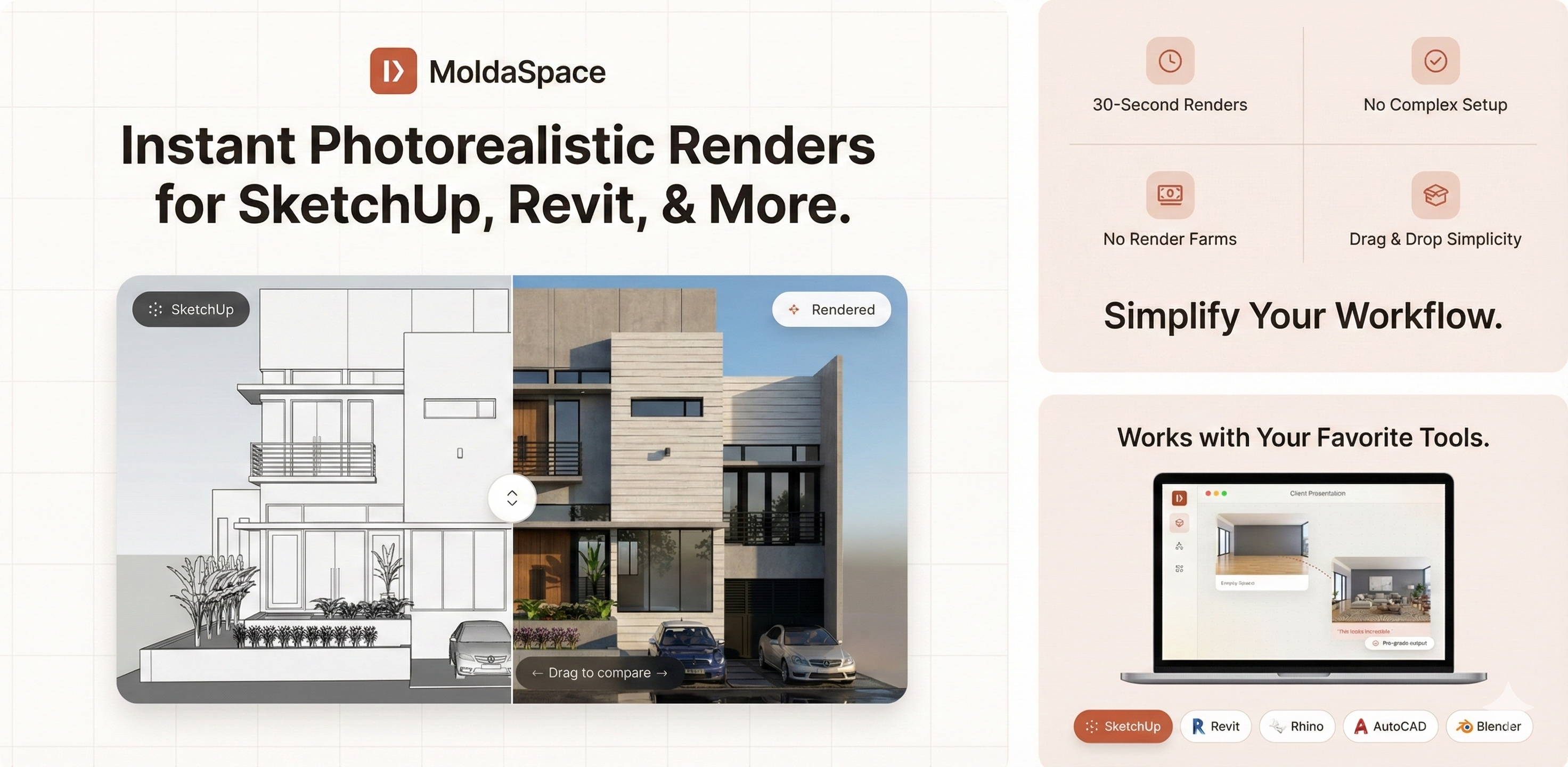 MoldaSpace - Main product screenshot demonstrating key features and user interface