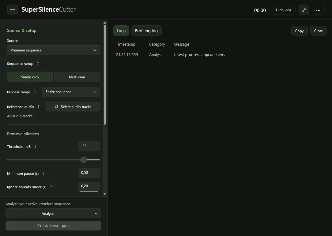 SuperSilenceCutter for Premiere Pro gallery image