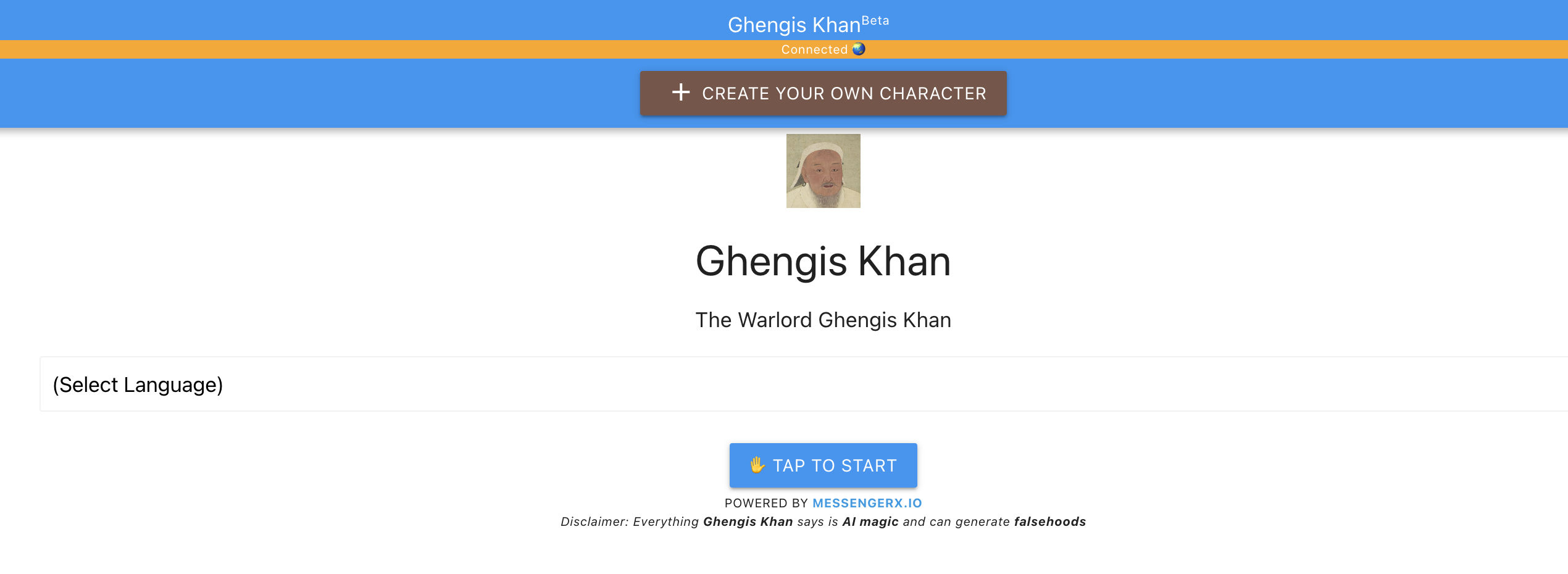 Chat with Genghis Khan gallery image