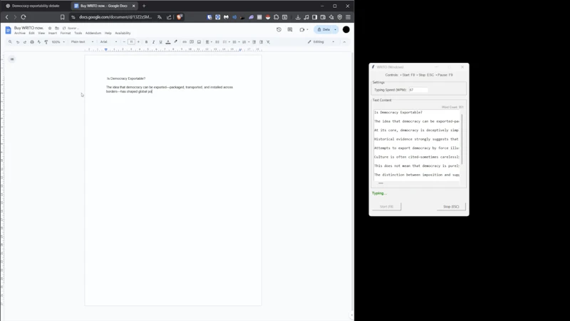 WRITO for Mac & Windows screenshot 2