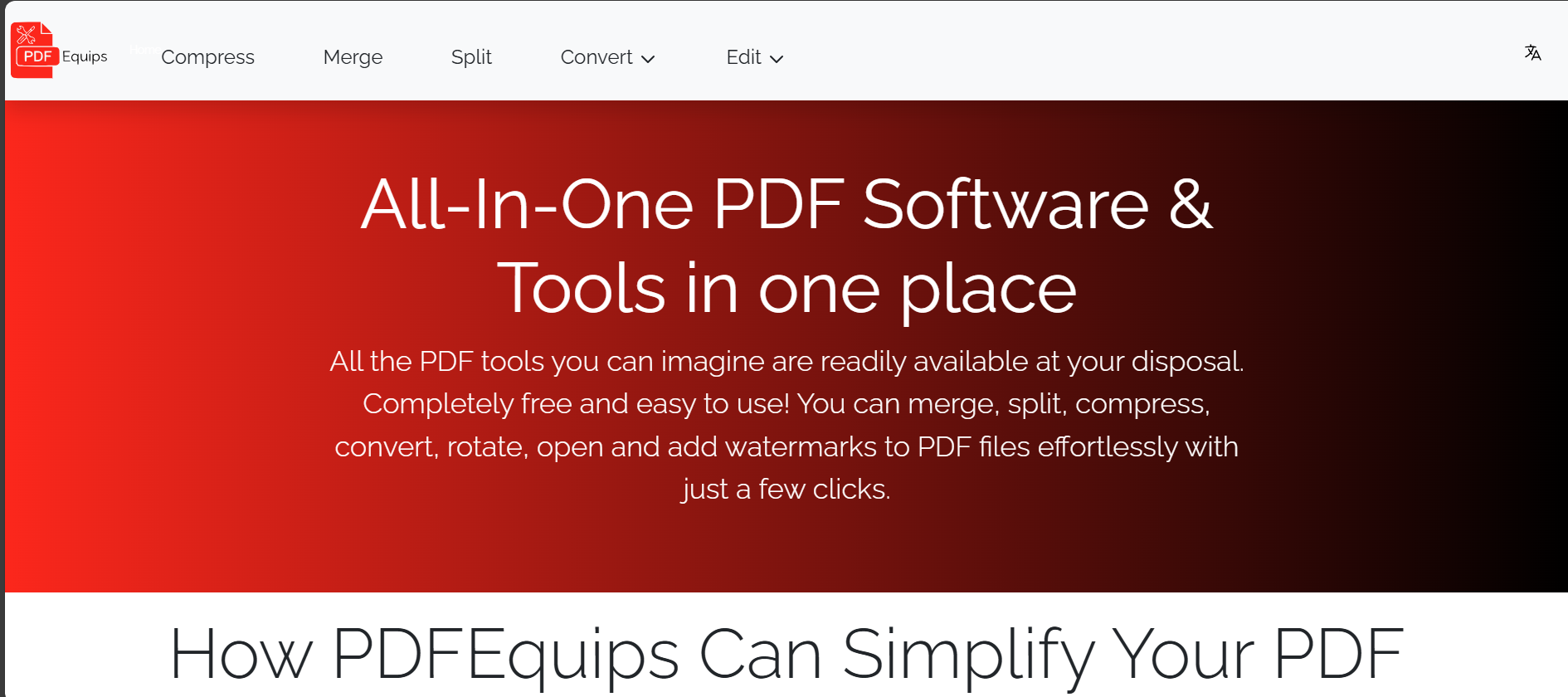 PDFEQUIPS - अपने पीडीएफ पर सहजता से कोई भी जटिल संपादन करें मीडिया 2