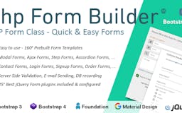 PHP Form Builder media 1