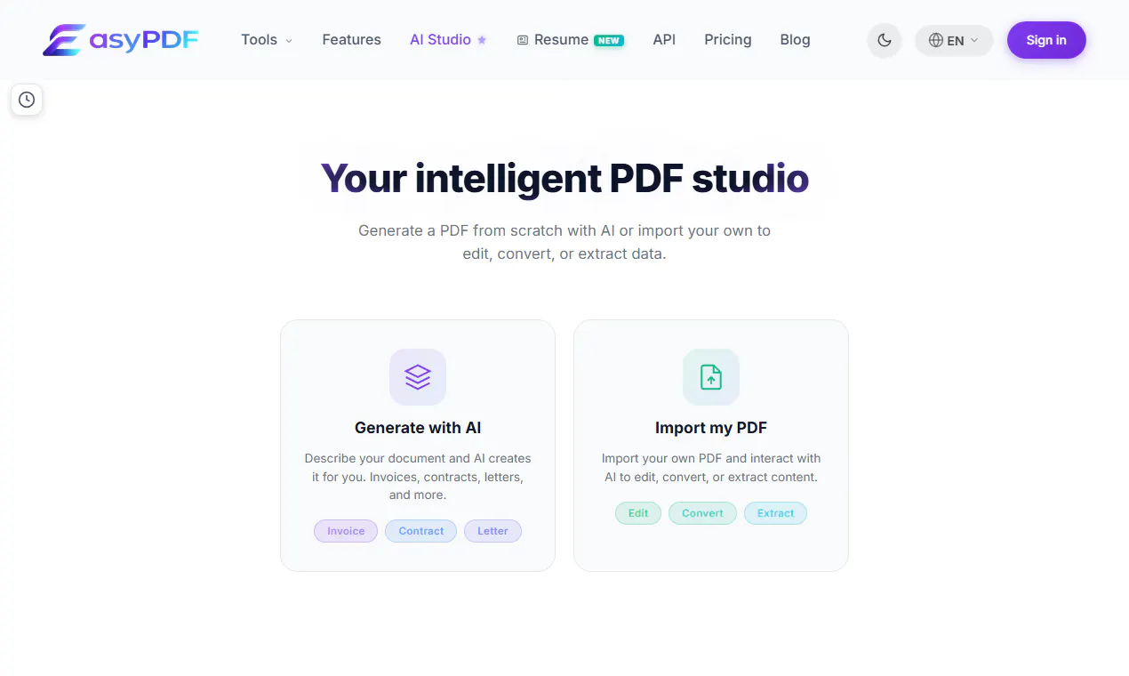 EasyPDF AI Editor gallery image
