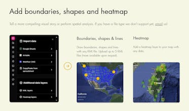 No Code Map App gallery image
