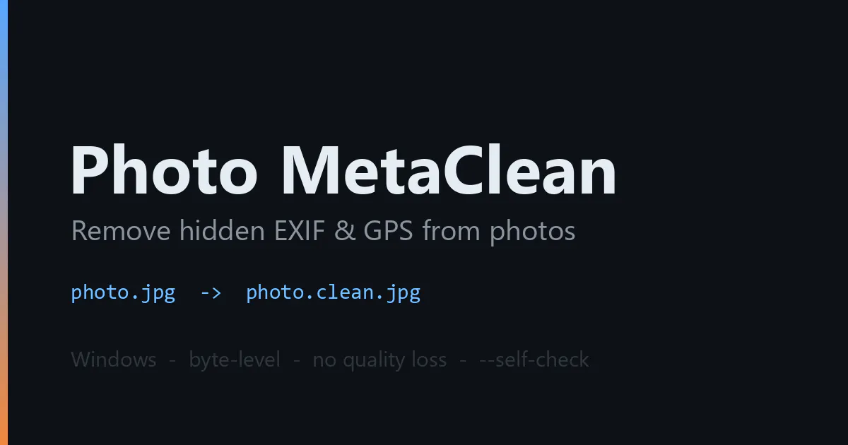 Photo MetaClean gallery image