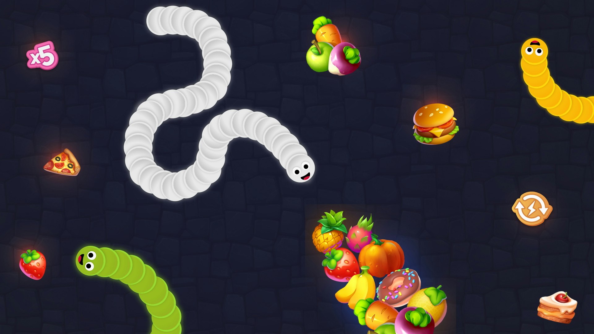 Worms Dash.io - snake zone – Apps no Google Play