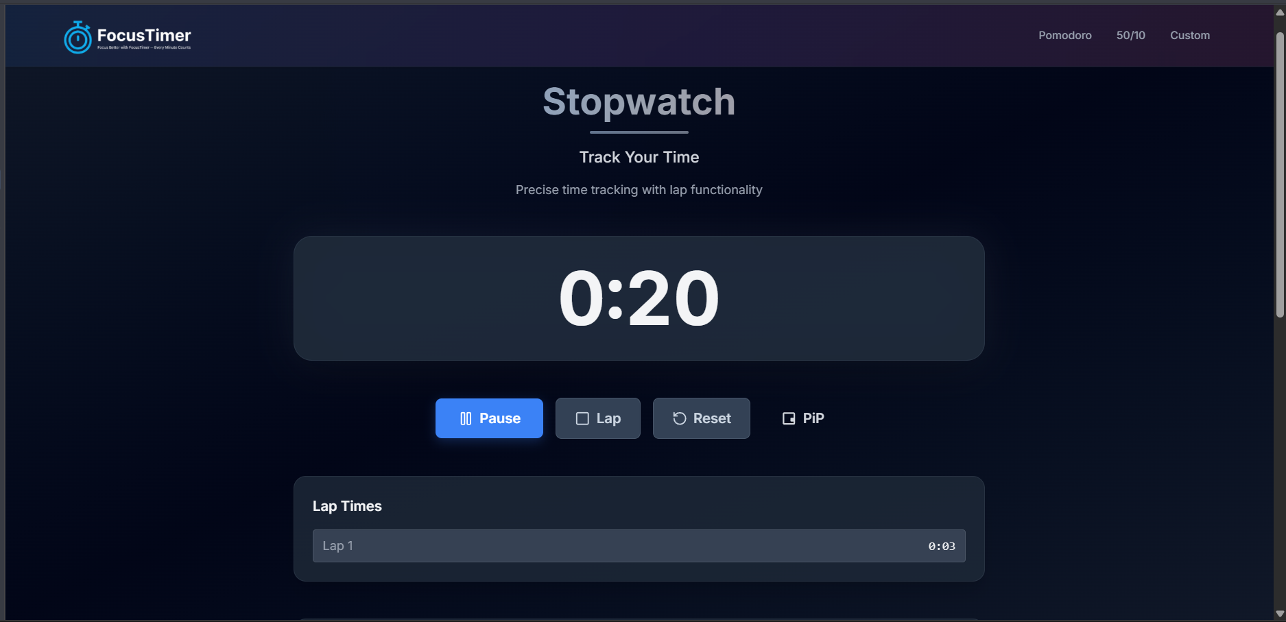 FocusTimer gallery image