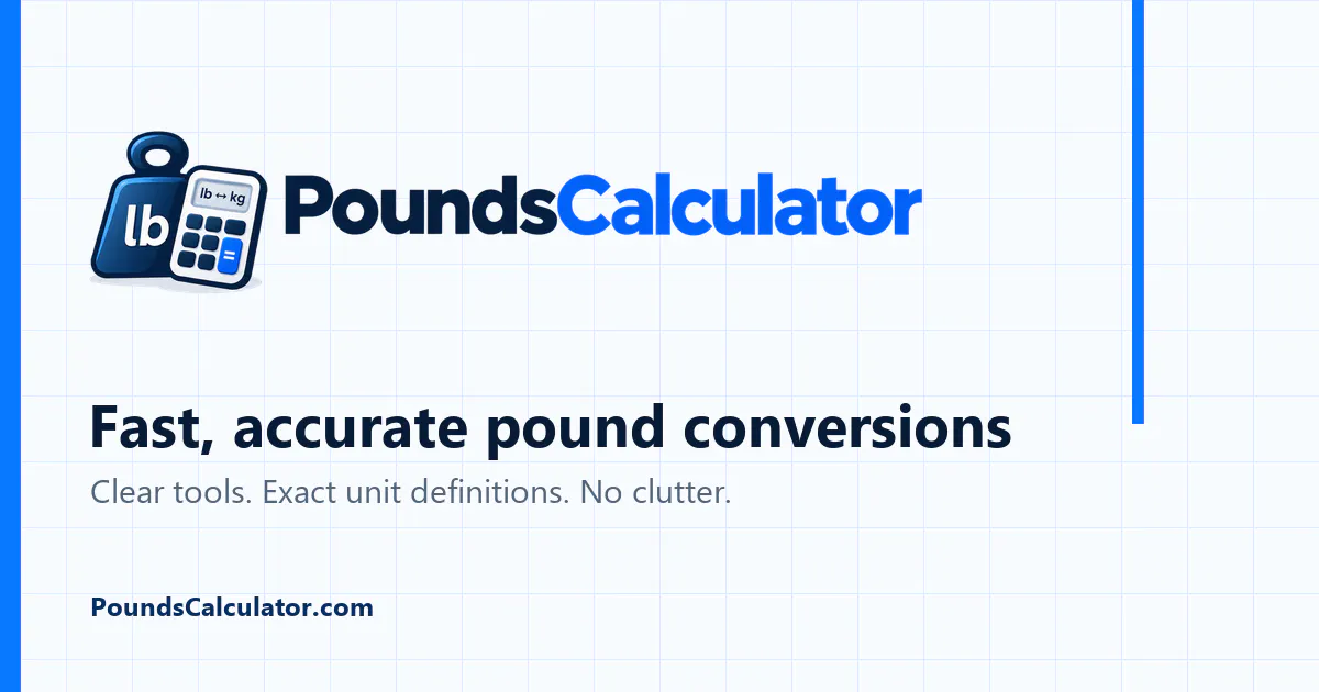 PoundsCalculator gallery image