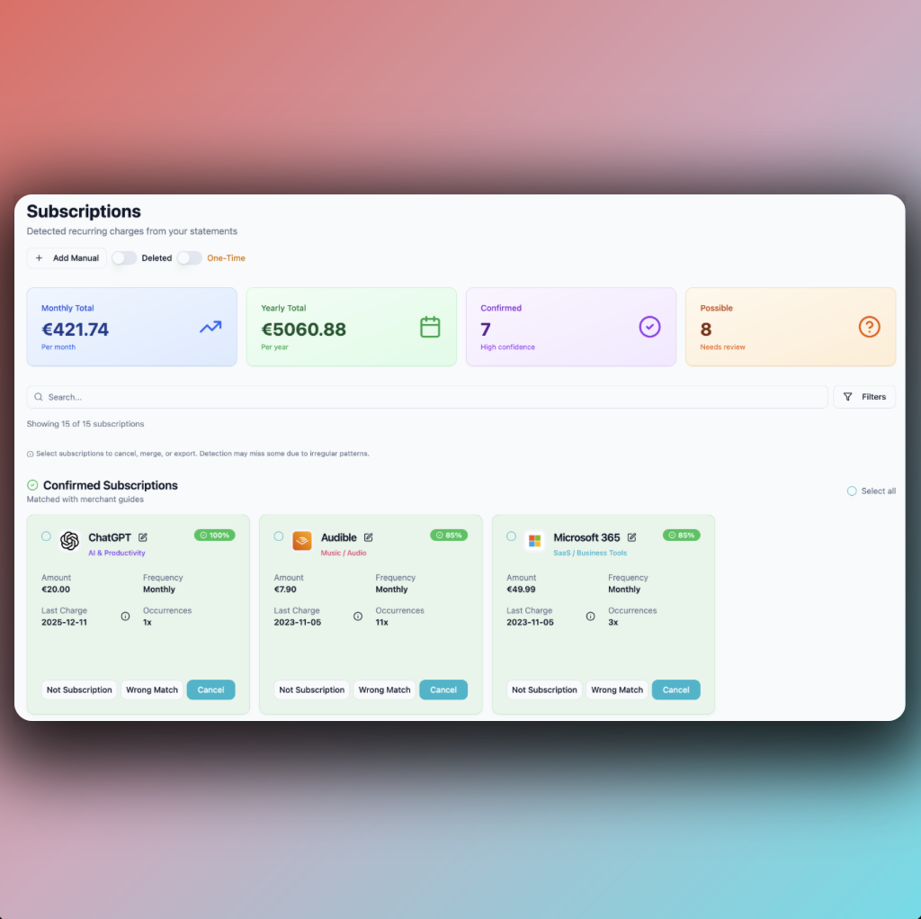 ClearCharge - Screenshot 3 showing product features and functionality