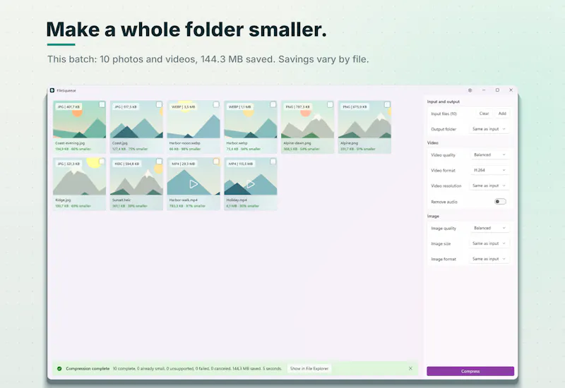 File Squeeze screenshot 4