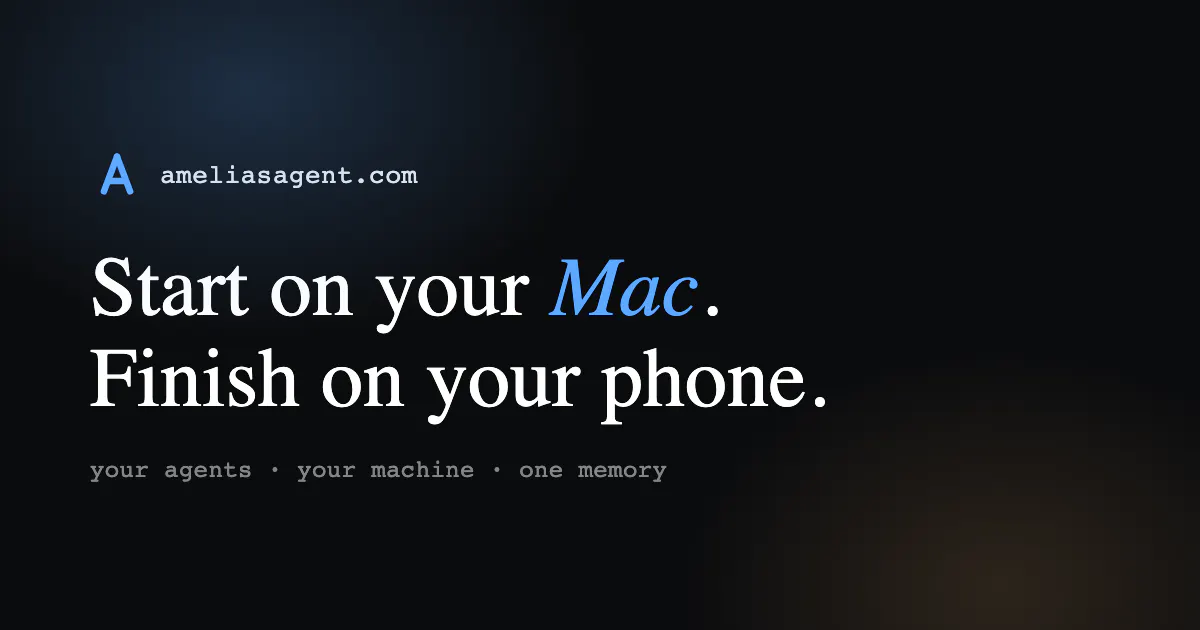 Amelias Agent — AI Brain & Superpowers screenshot 2