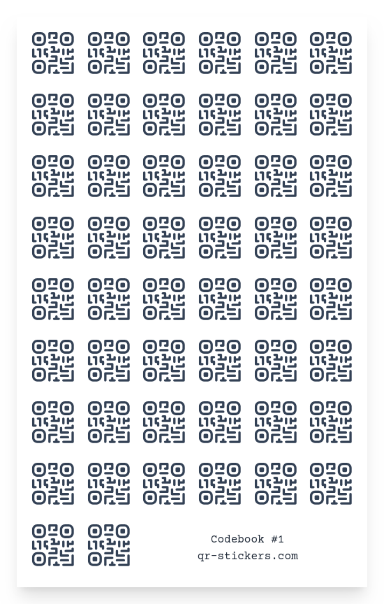 Adesivi QR - Codici QR modificabili sugli adesivi media 1