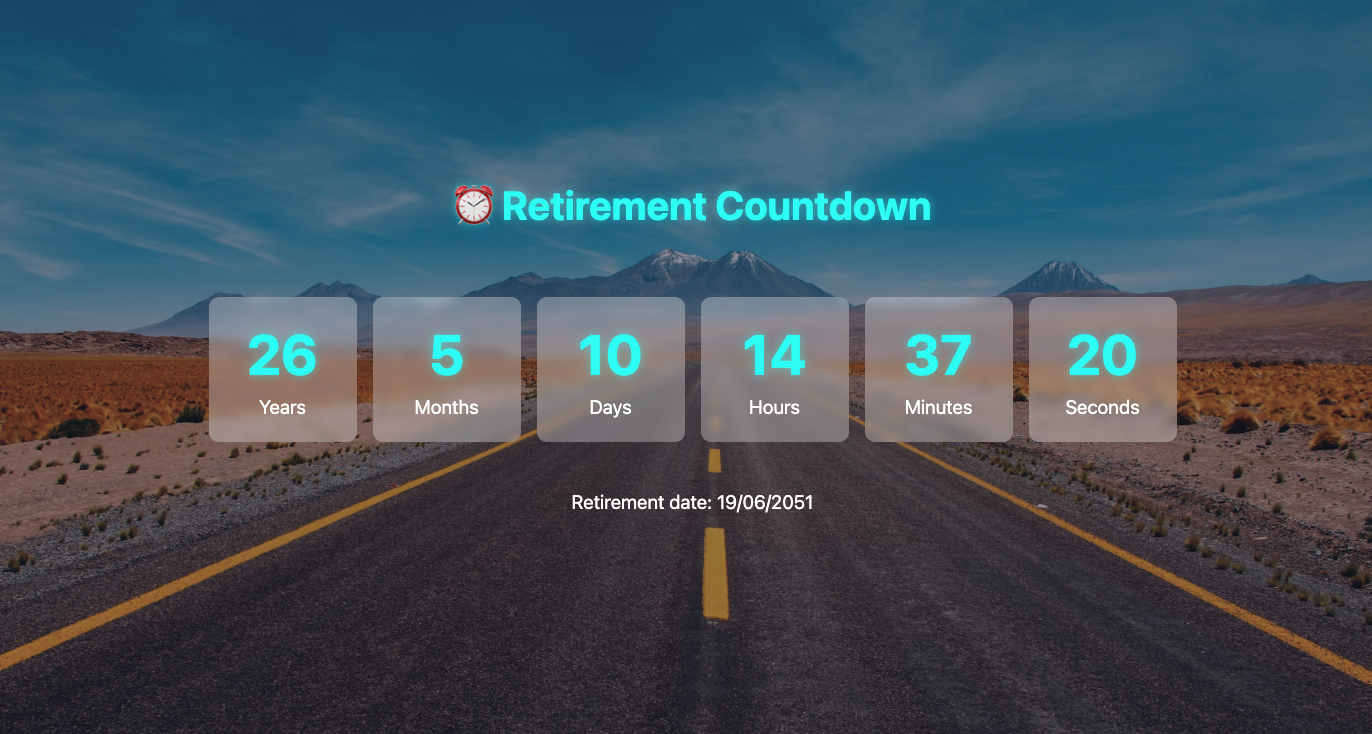 Ruhestands -Countdown - ⏰ Persönlicher Altersvorsorgerechner Medien 2