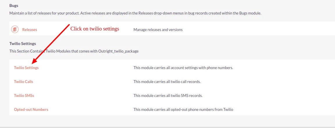Twilio Bấm để gọi với Suitecrm media 3