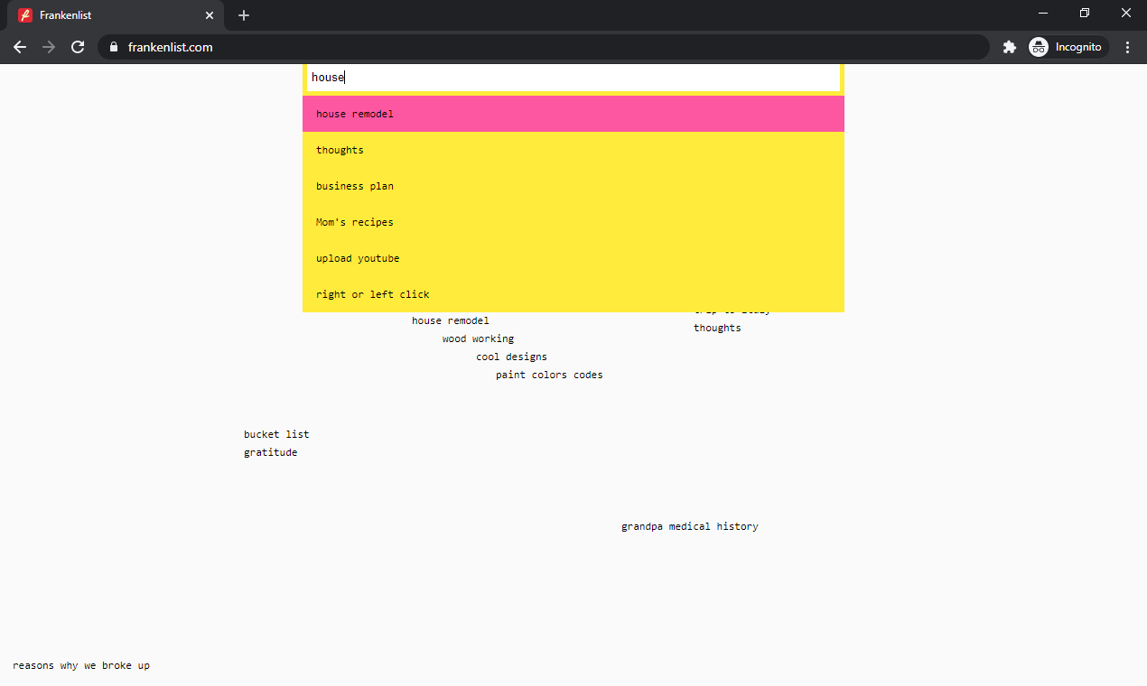 Frankenlist gallery image