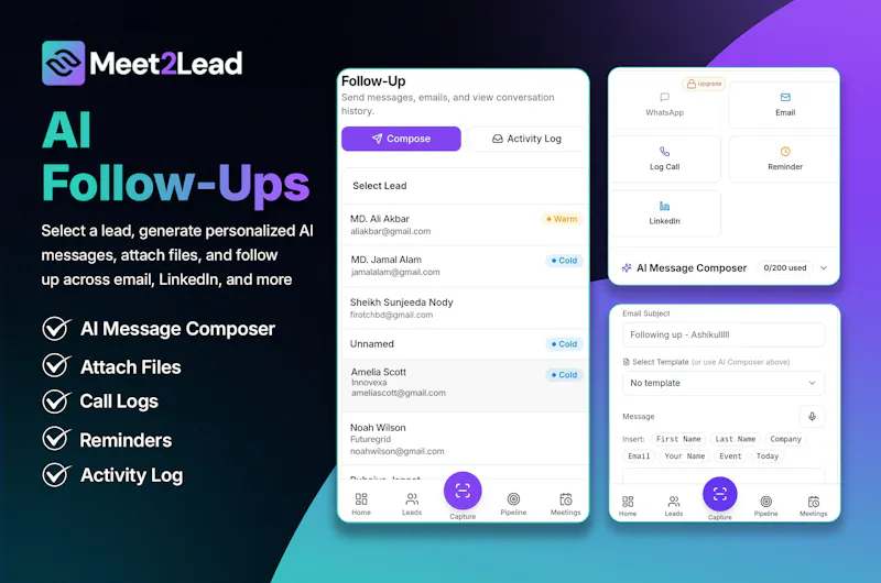 Meet2Lead screenshot 4