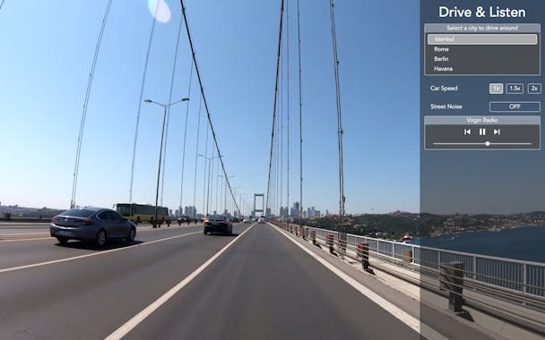 Drive & Listen Lets You Take Virtual Drives Around the World