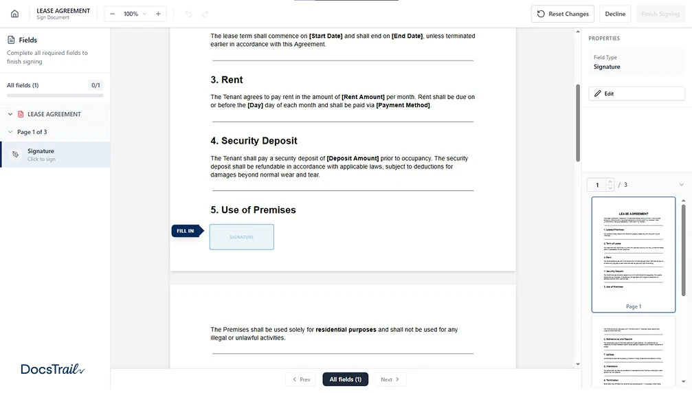 Docstrail screenshot 3