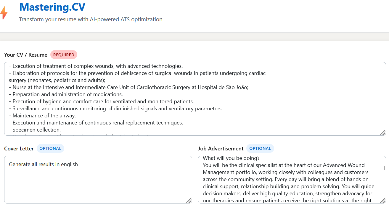 Mastering.CV — Instant CV Upgrade - Screenshot 5 showing product features and functionality