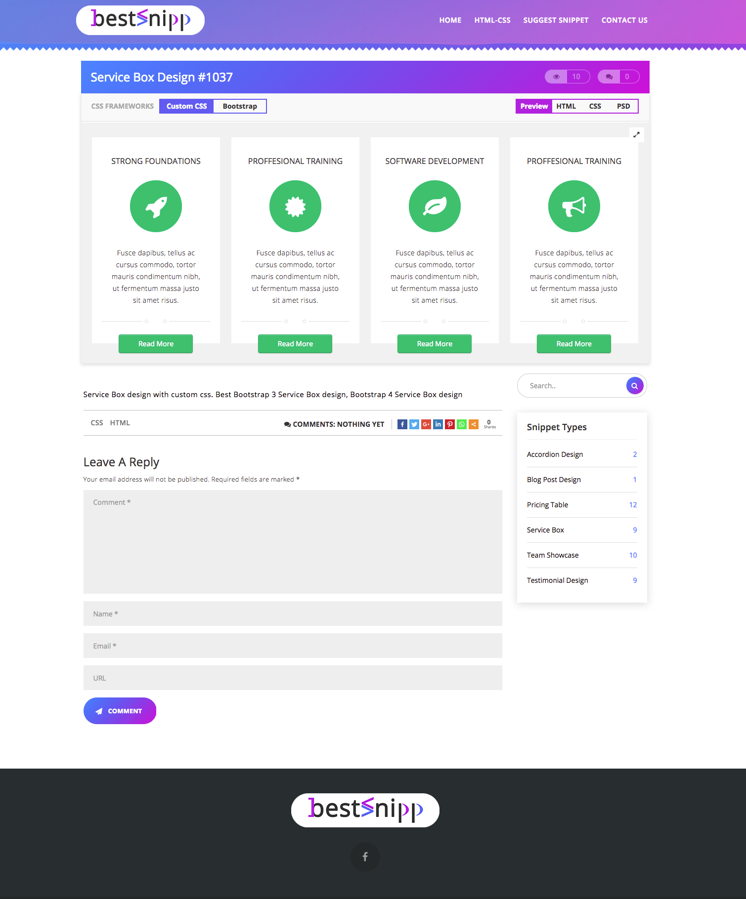 BestSnipp gallery image