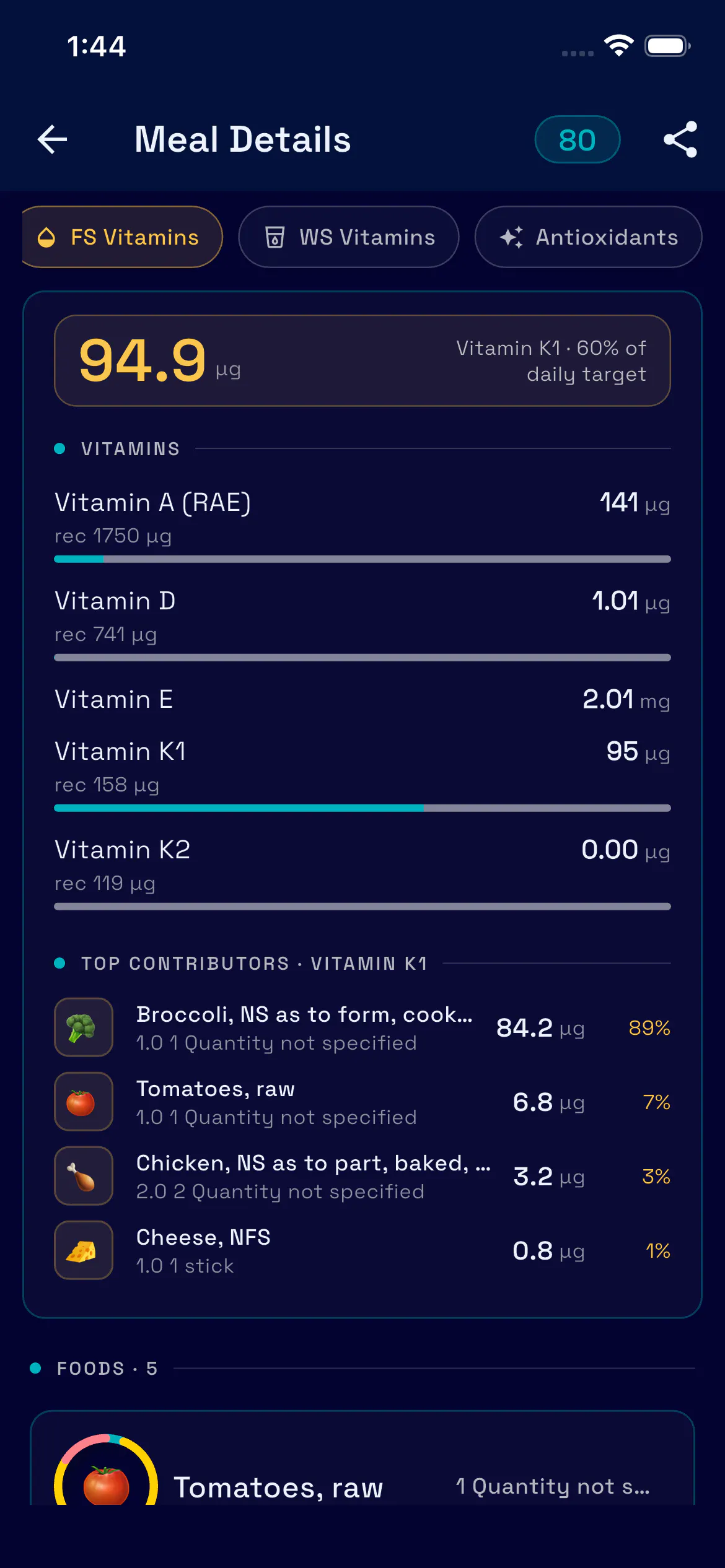 TUNA: The Ultimate Nutrition App gallery image
