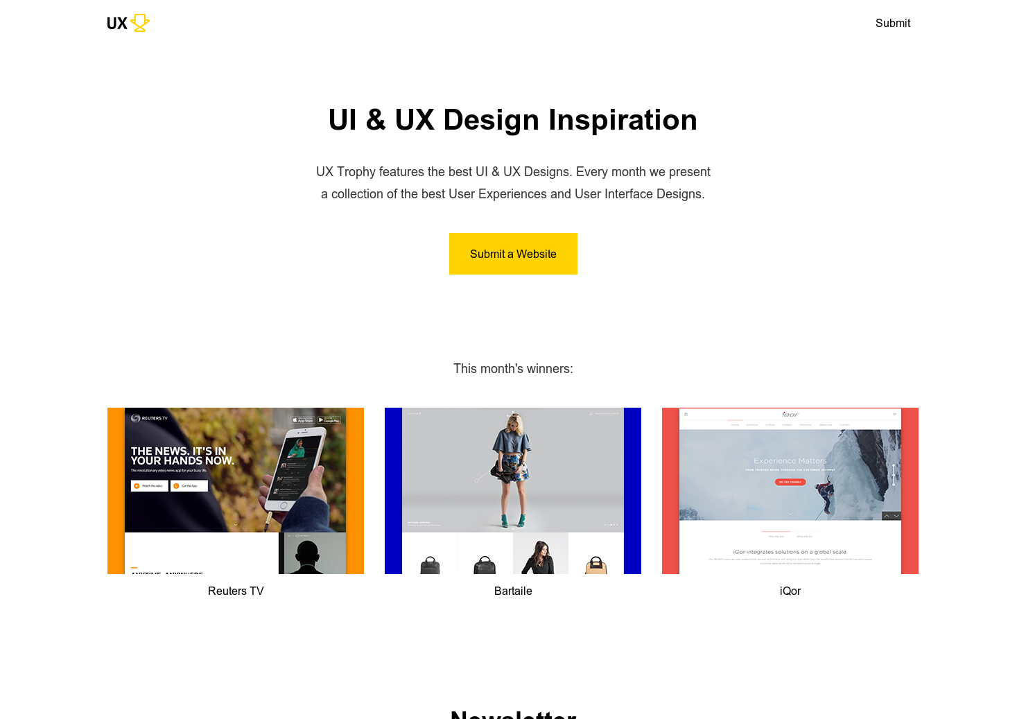 UX Trophy
