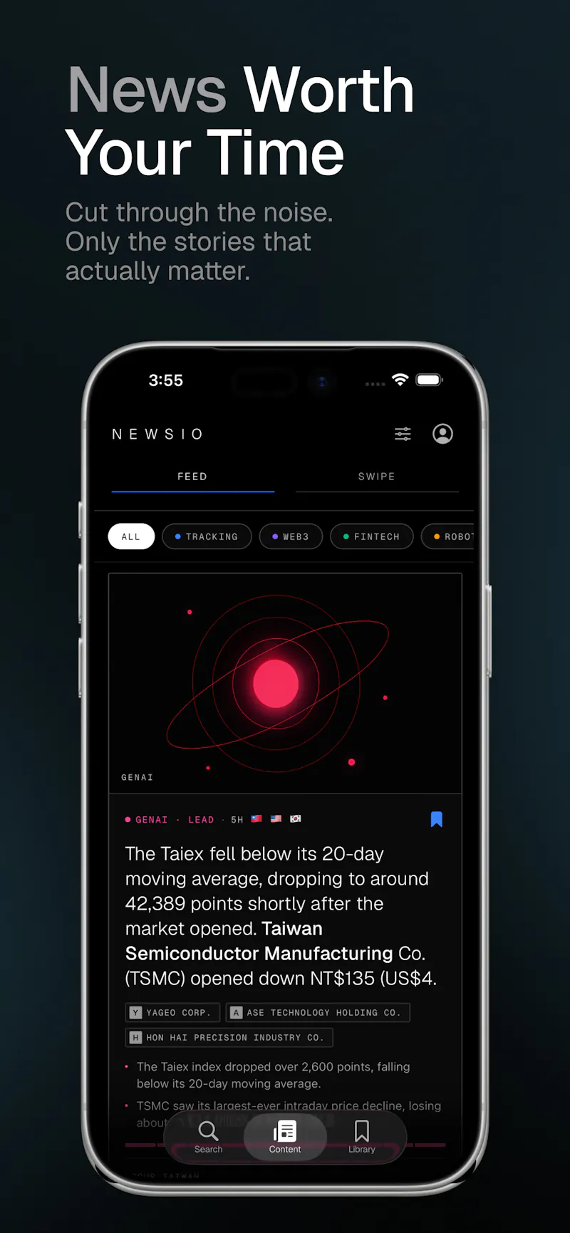 Newsio screenshot 2