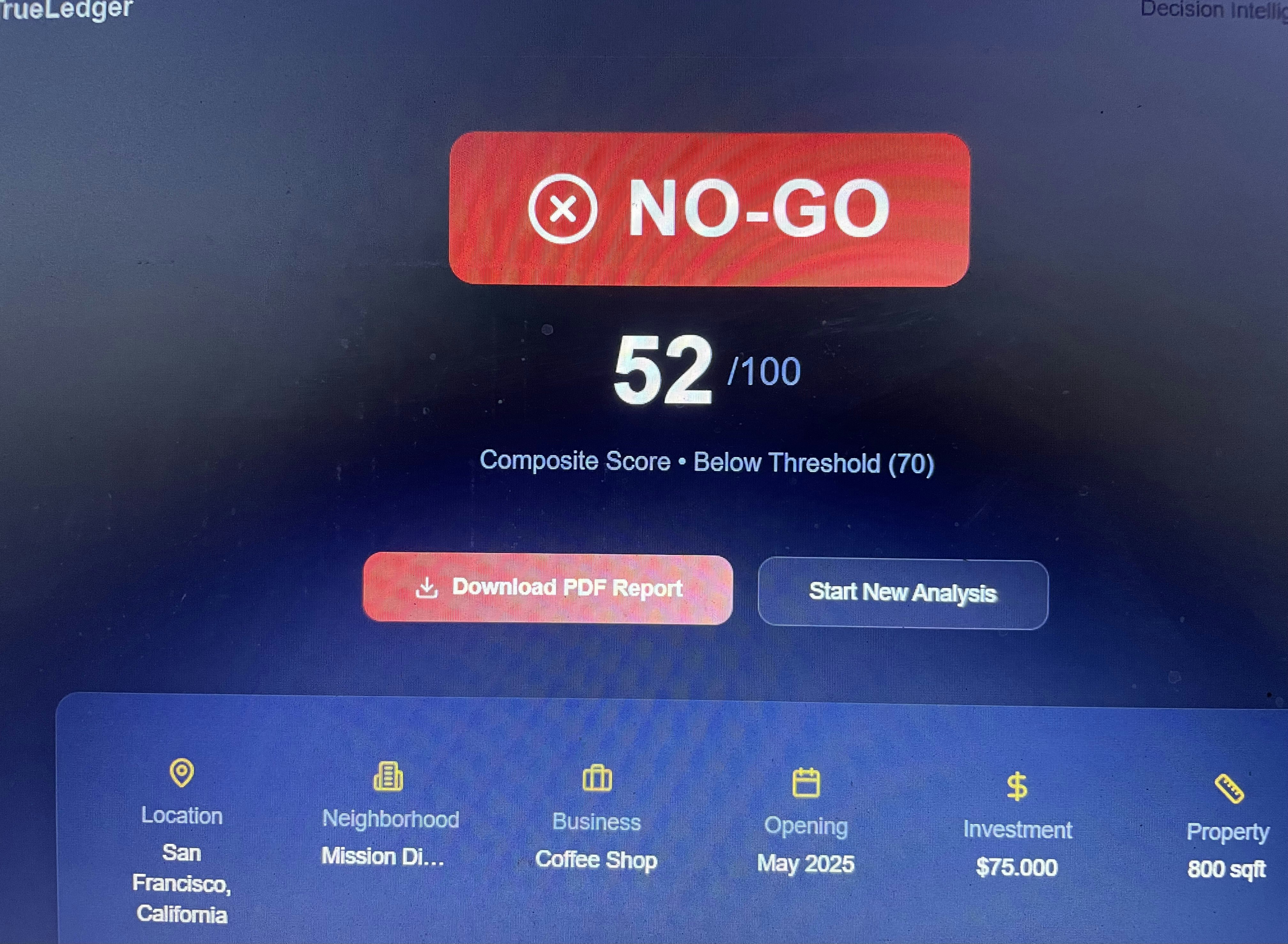 TrueLedger - Screenshot 2 showing product features and functionality