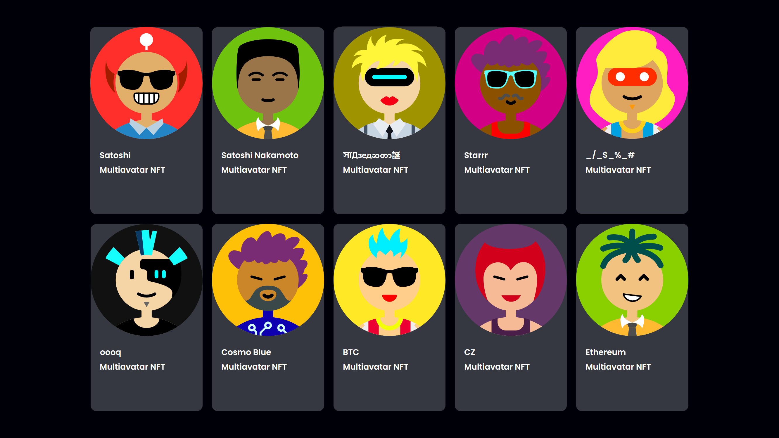 Multiavatar in stevigheid - 12 miljard avatars op de Ethereum -blockchain media 6