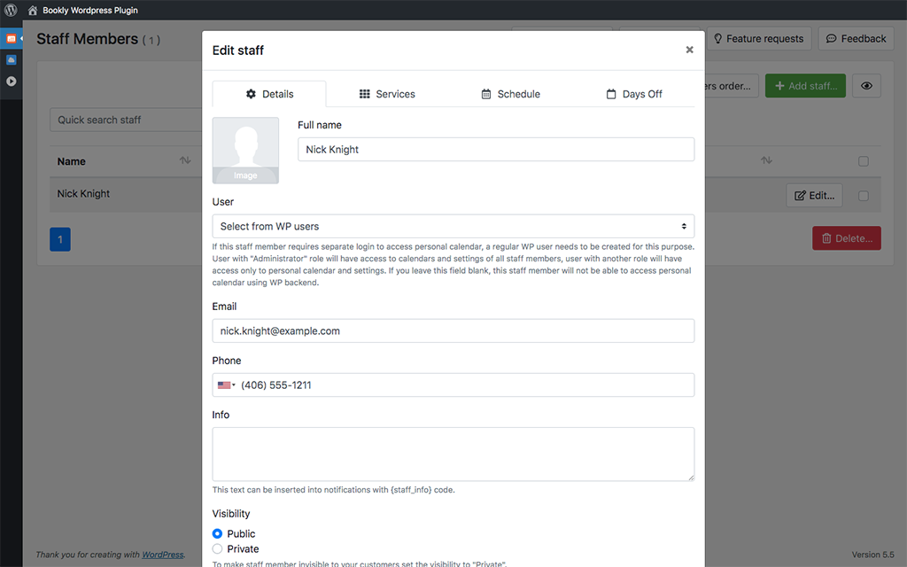 Média Boursière - Plugin de réservation de rendez-vous WordPress pour votre entreprise 7