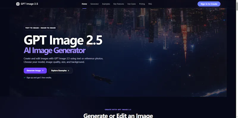 GPT Image 2.5 AI screenshot 2