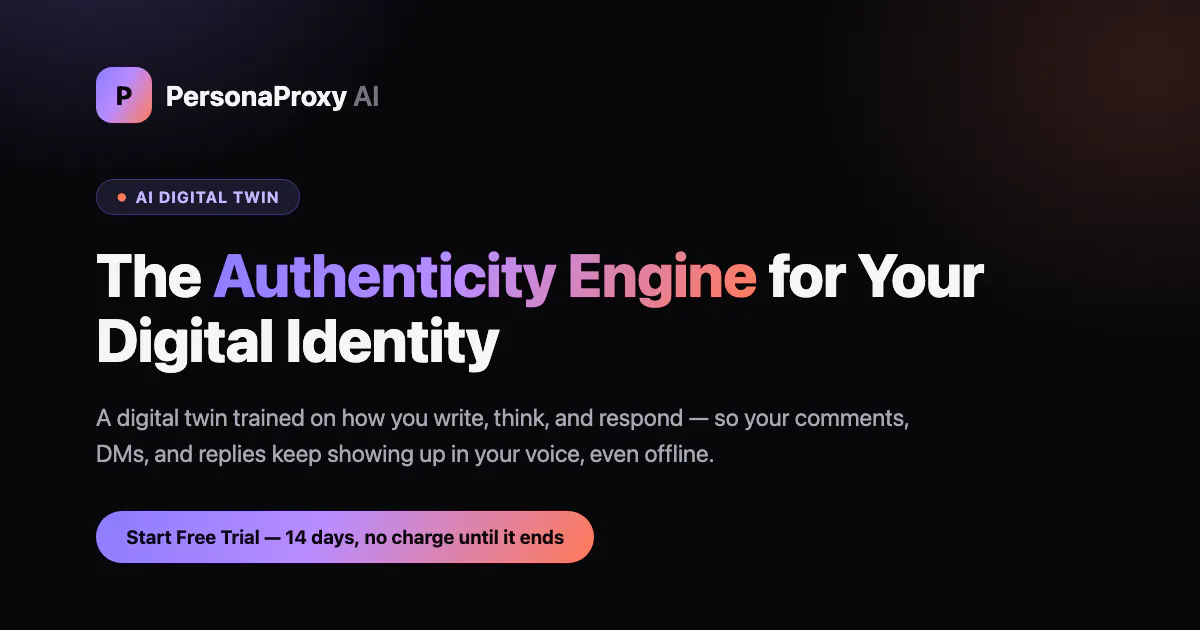 PersonaProxy AI gallery image