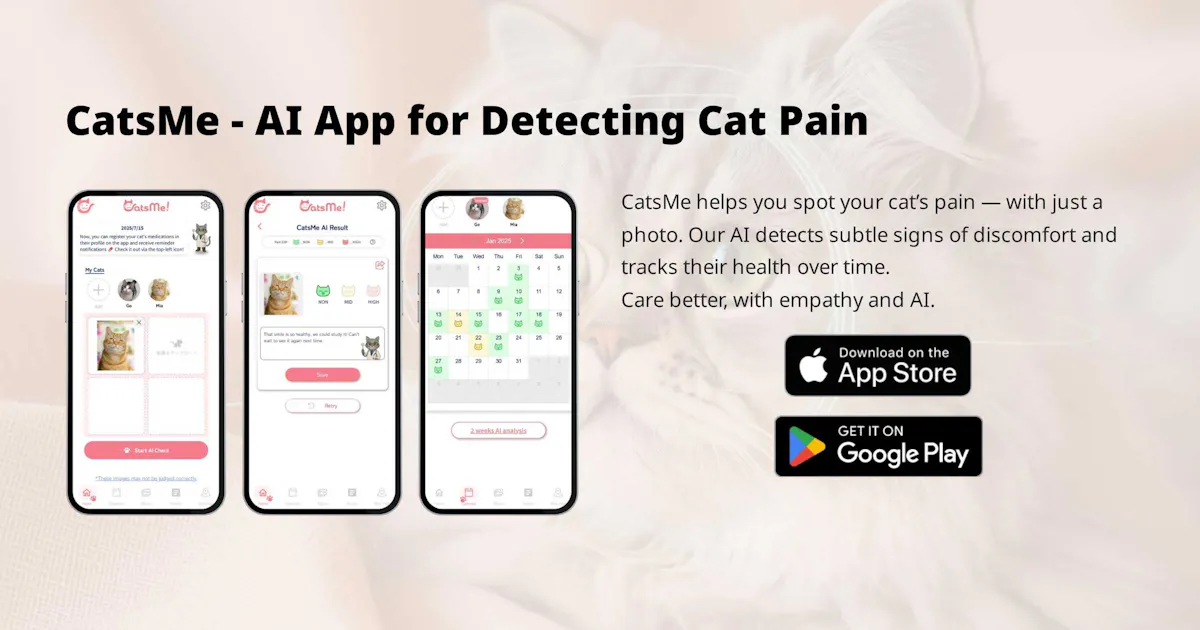 CatsMe – AI Pain Detector for Cats