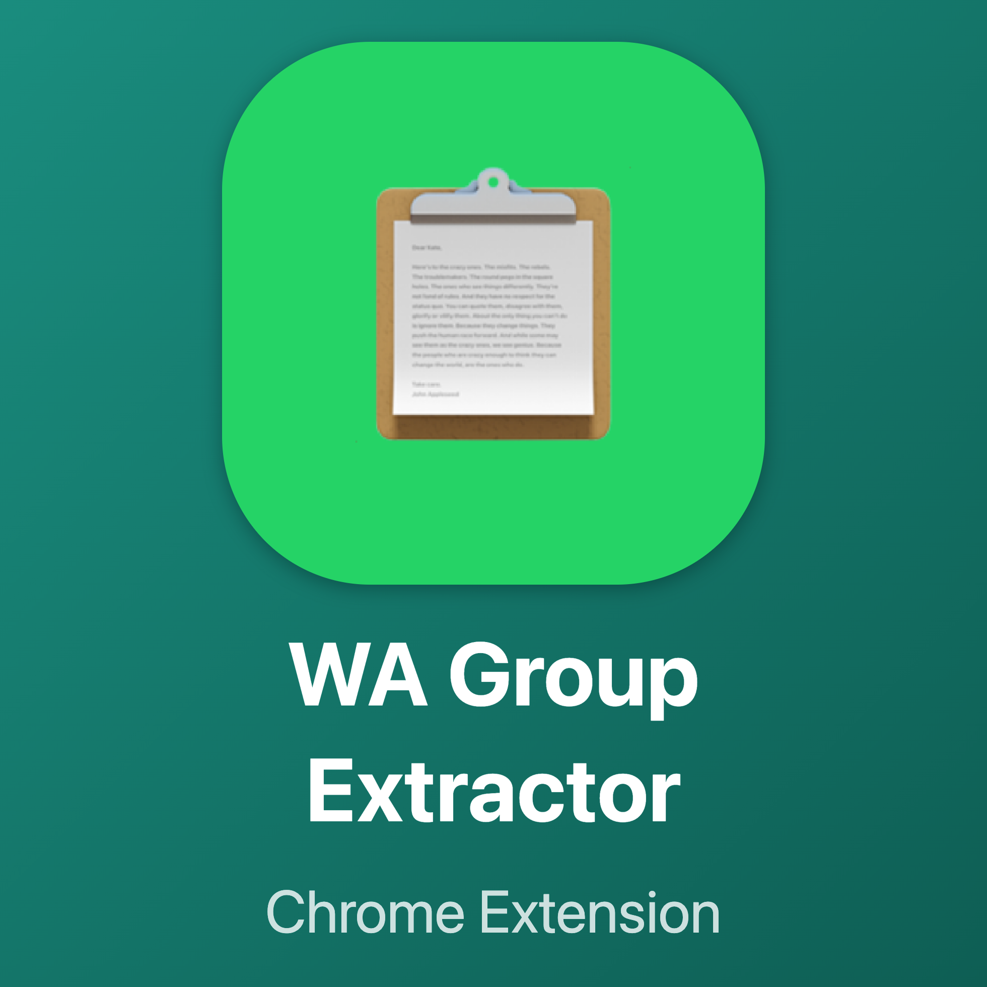 WA Group Extractor
